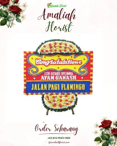 Bunga Papan Congratulation di Mangunarga